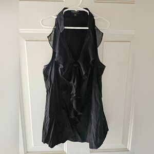 Elegant Black Sleeveless Top